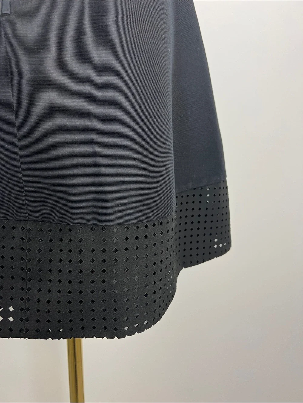 J. Crew Laser Cut Black Mini Dress Wedding Guest Classic Timeless Event Size 2